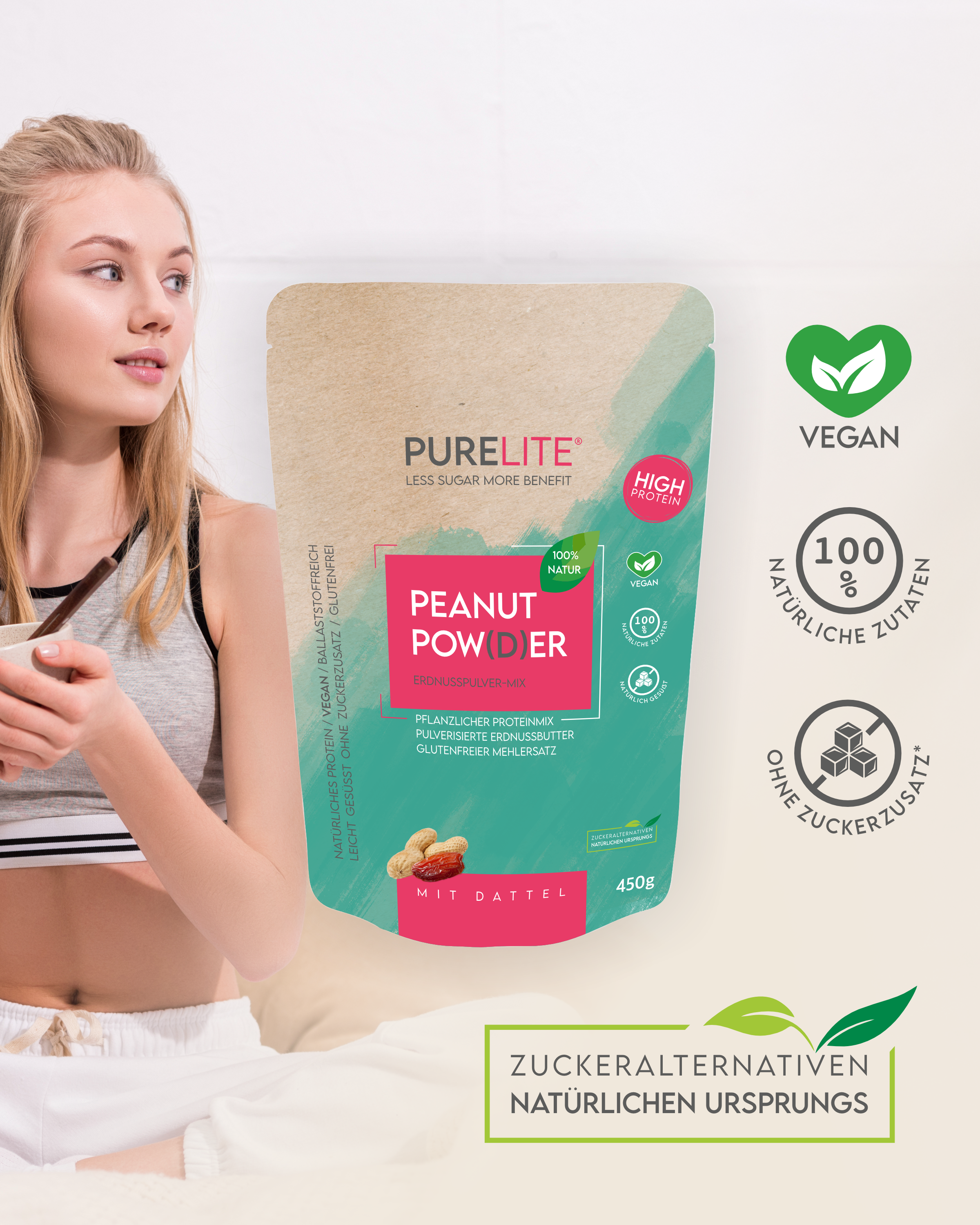 PEANUT POW(D)ER mit Dattel