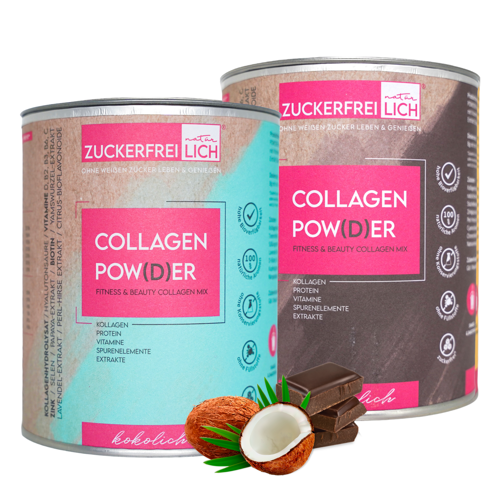 BUNDLE COLLAGEN POW(D)ER 1 x kokolich + 1 x schokolich 
