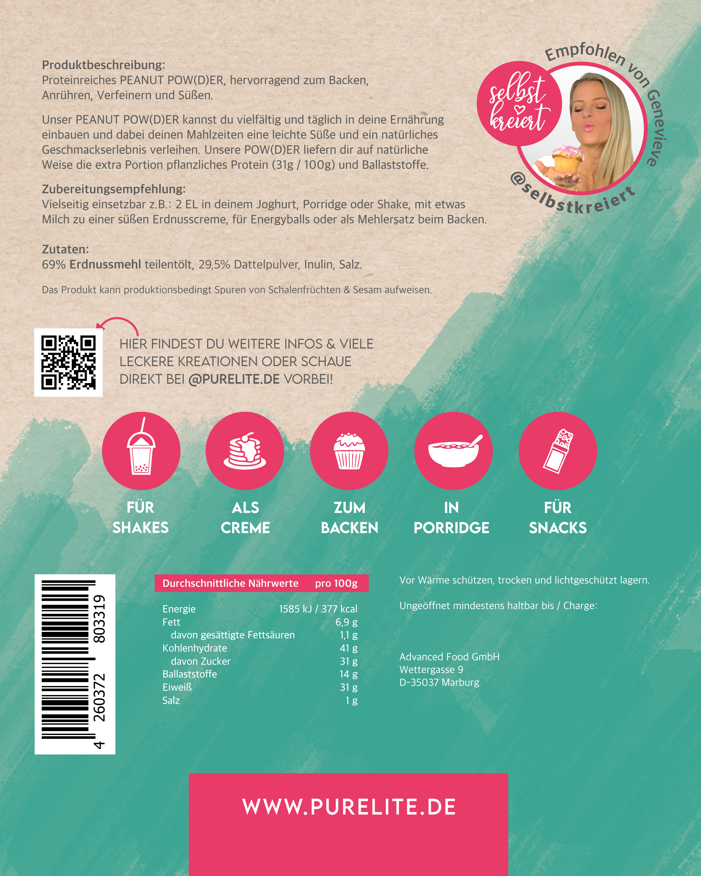 PEANUT POW(D)ER mit Dattel