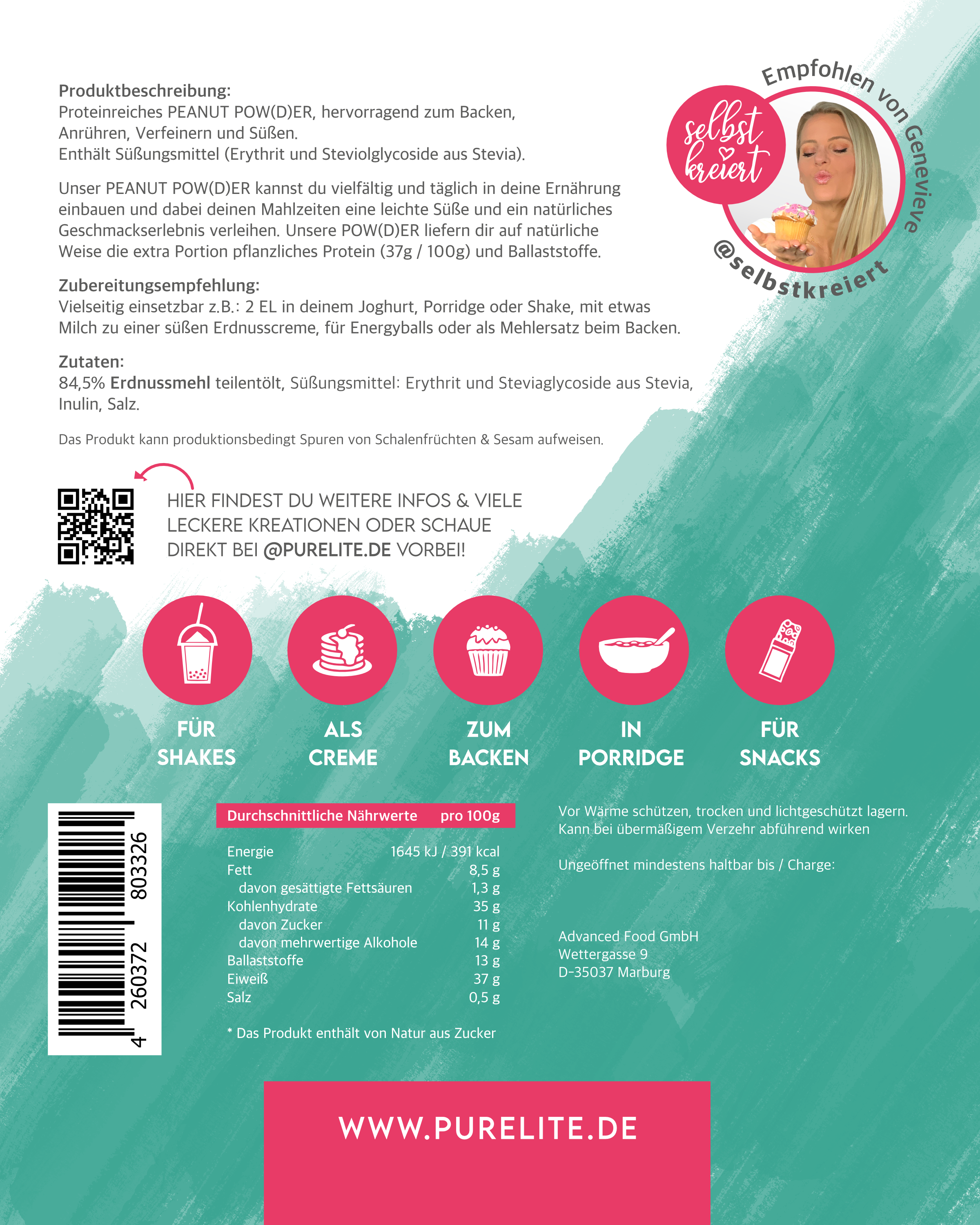 PEANUT POW(D)ER natürlich