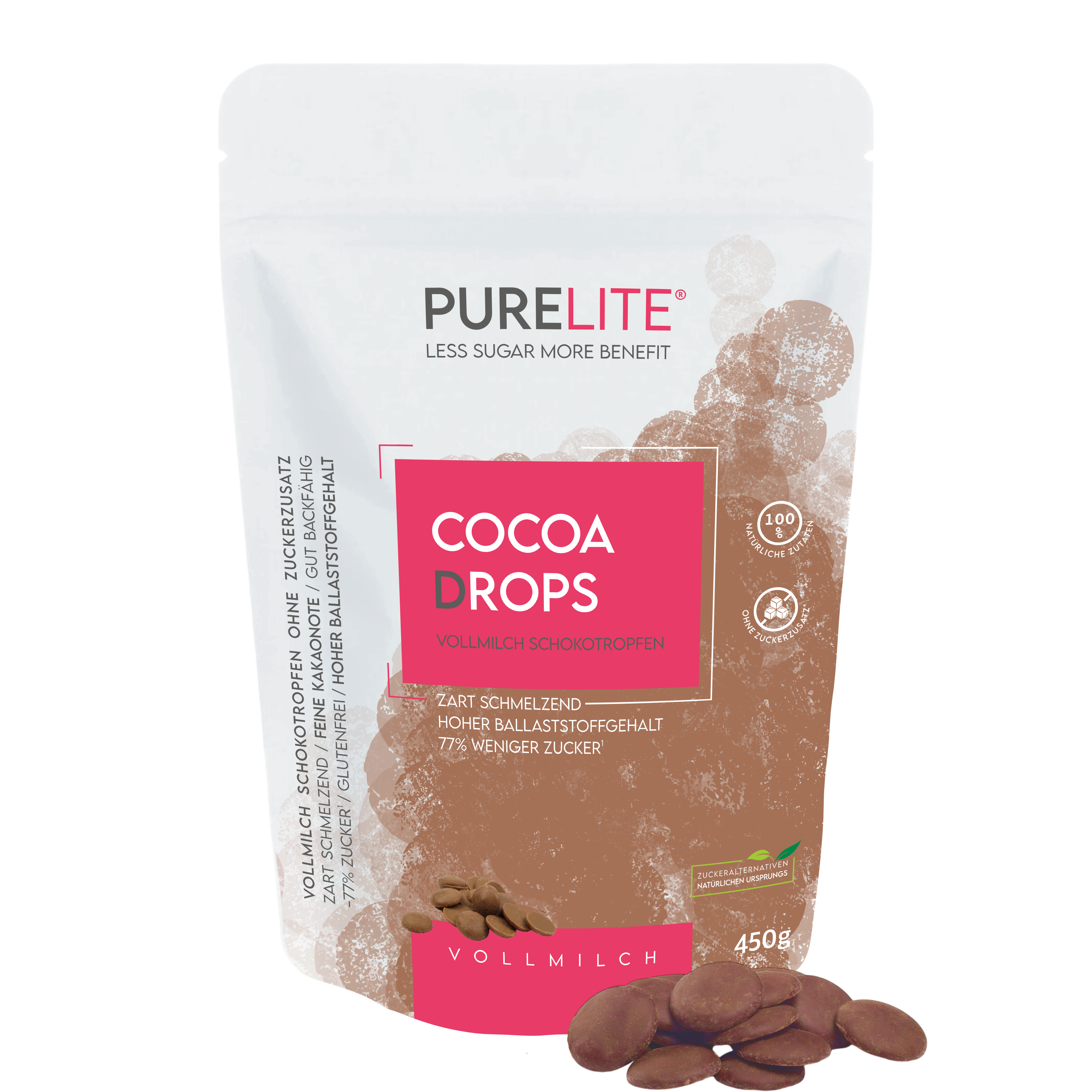 COCOA DROPS BIG Vollmilch