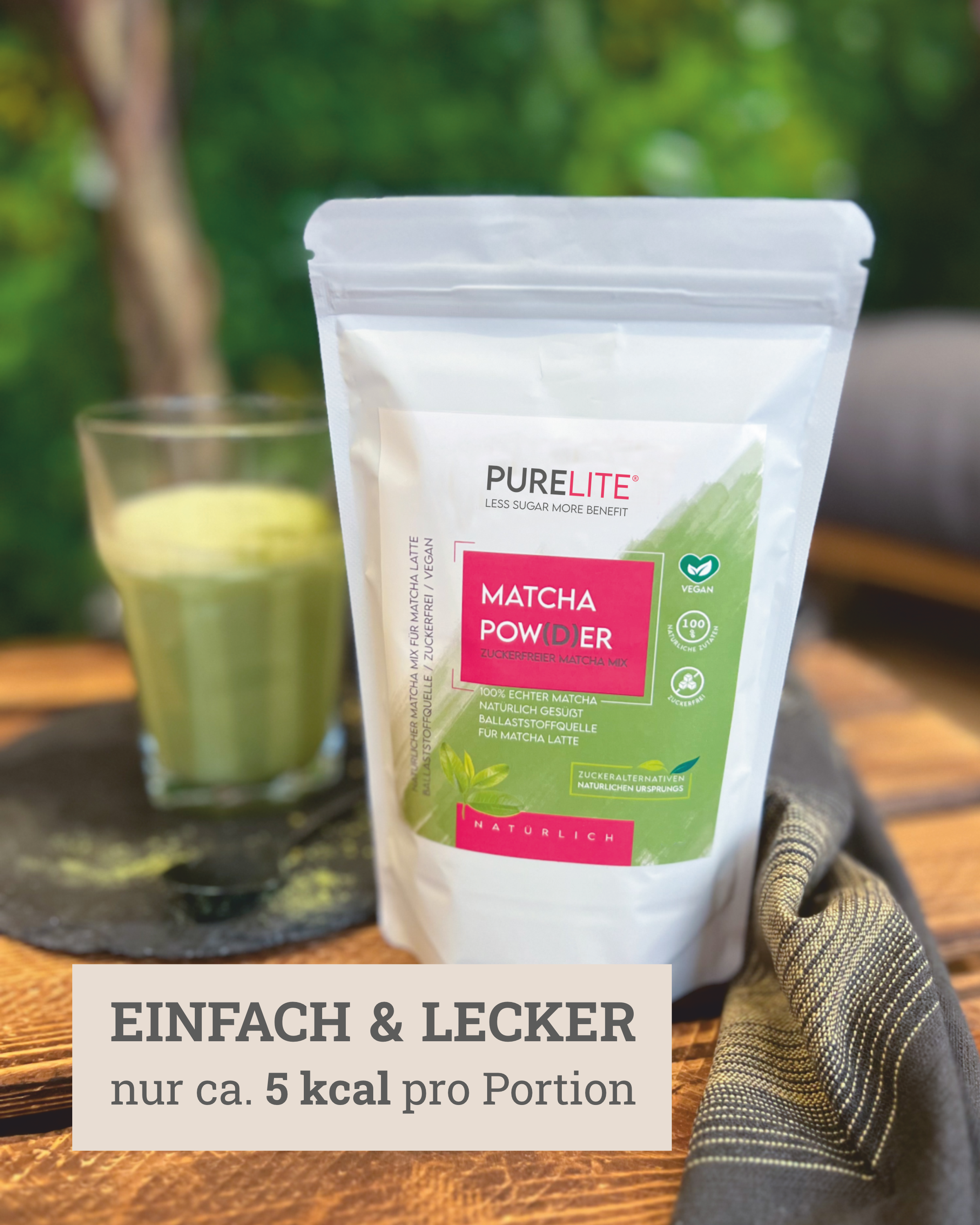 MATCHA POW(D)ER natürlich