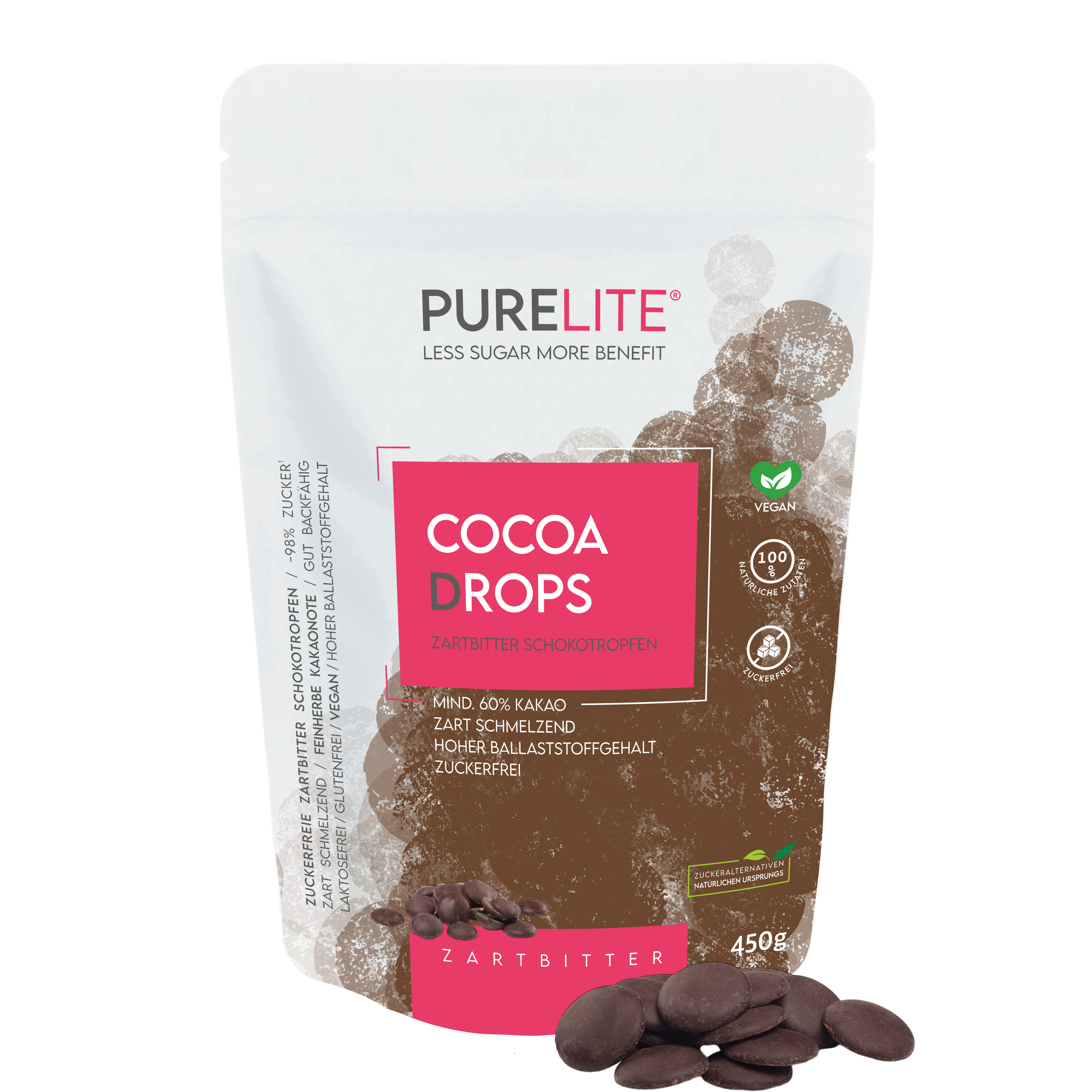 COCOA DROPS BIG Zartbitter