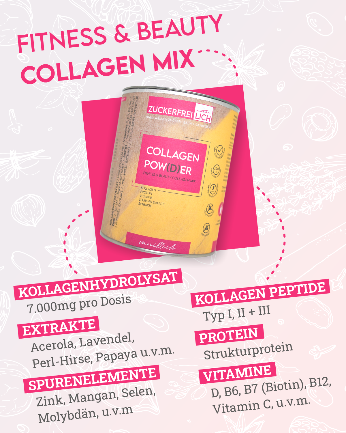 COLLAGEN POW(D)ER vanillich